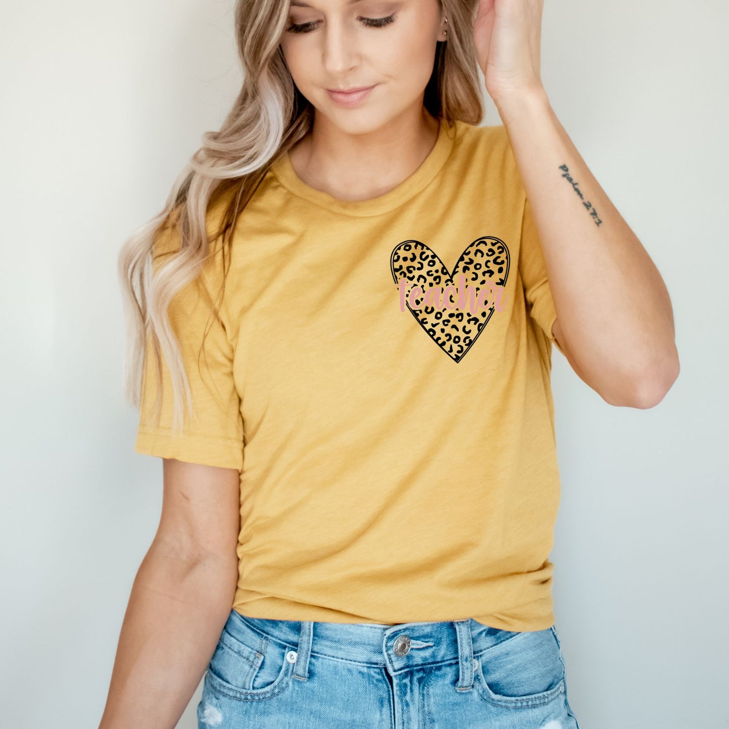 Teacher Heart DTF Transfer - 309