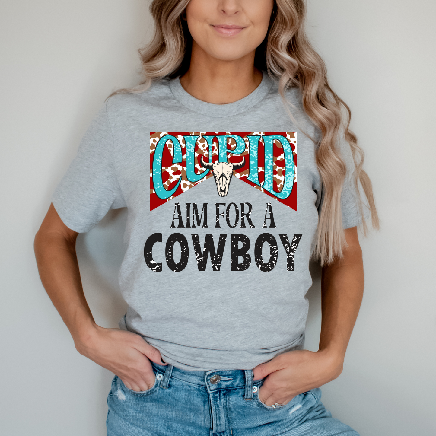 Cupid Aim For A Cowboy DTF Transfer - 799