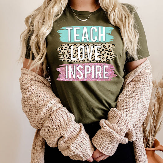 Teach Love Inspire DTF Transfer - 304