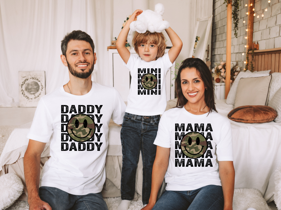 Daddy Black Camo DTF Transfer - 561