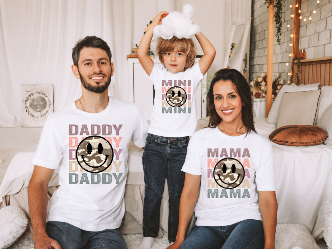 Daddy Coloured Camo DTF Transfer - 562