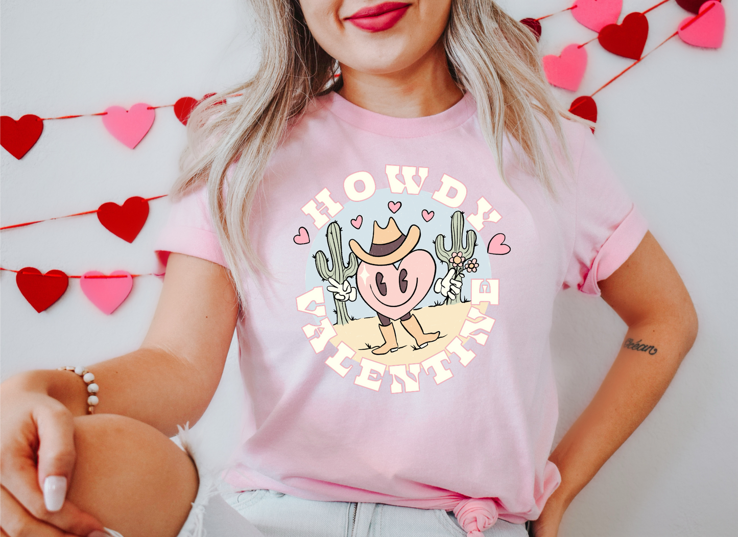 Howdy Valentine Honey DTF Transfer - 827