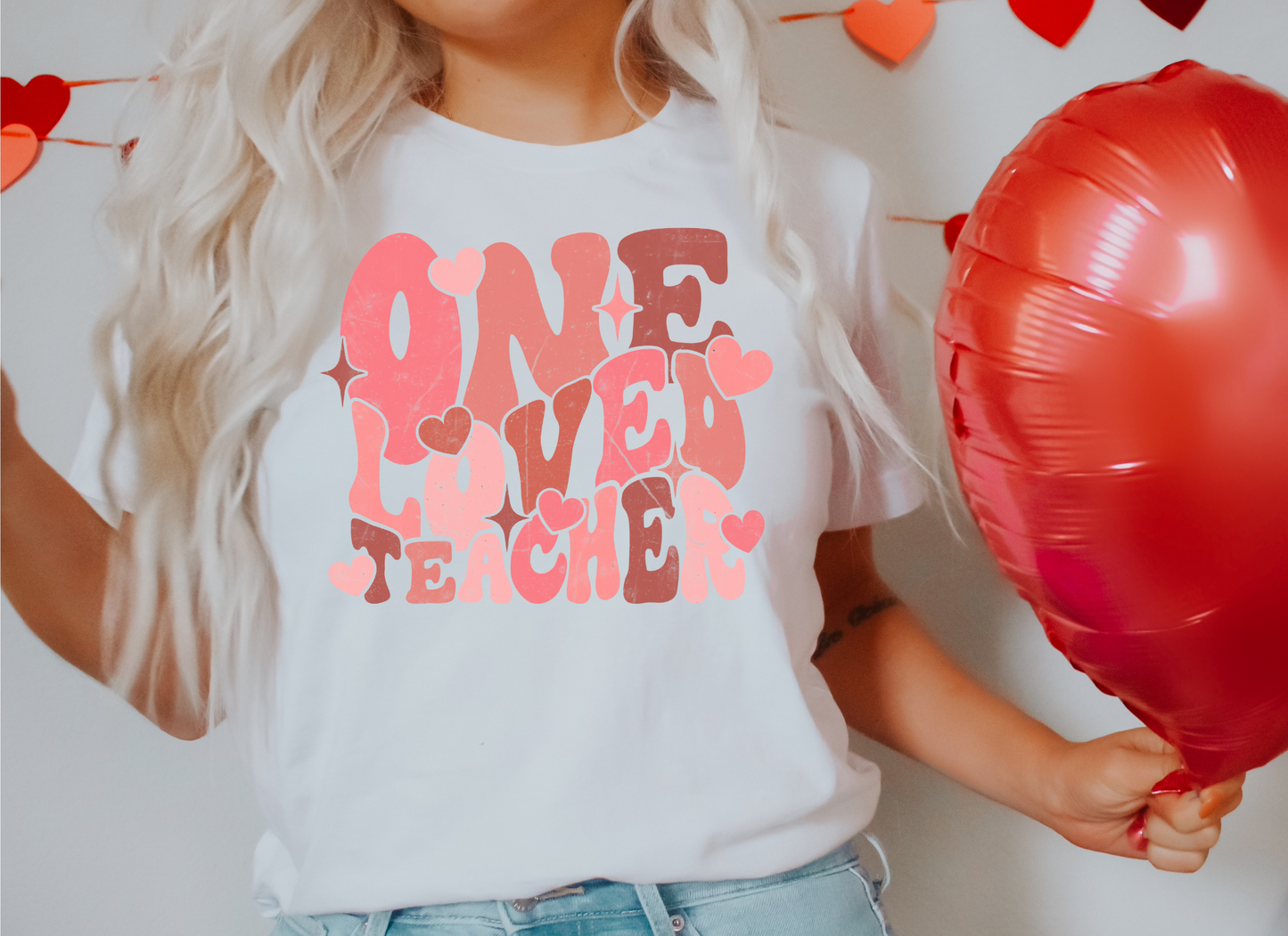 One Loved Teacher DTF Transfer - 855