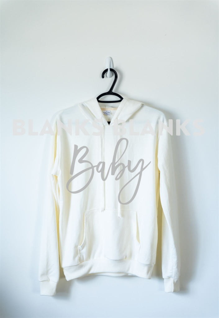 100% Polyester Hoodies - In Stock Cream / Small Hoodie
