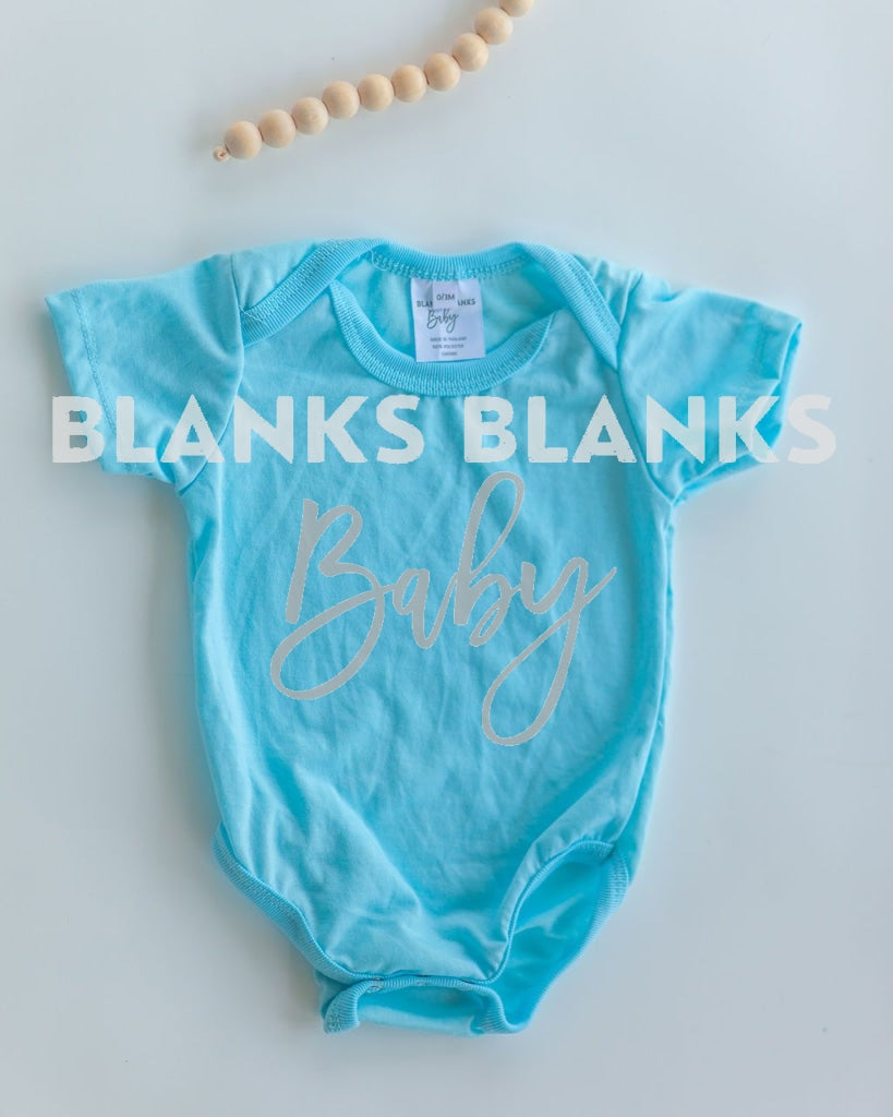 Baby Onesie Digital Download - Mockup Blue
