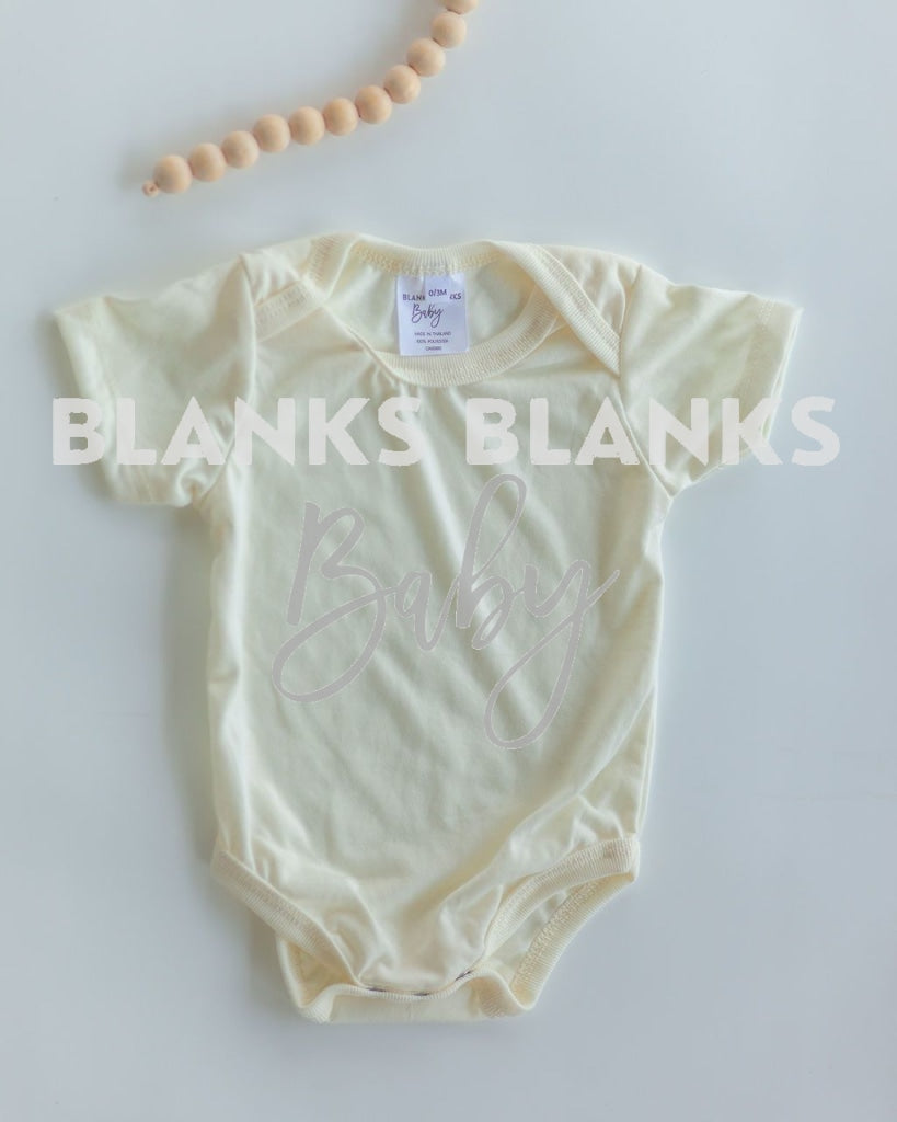 Baby Onesie Digital Download - Mockup Cream