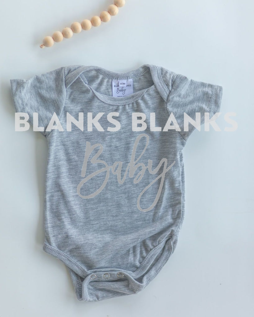 Baby Onesie Digital Download - Mockup Grey