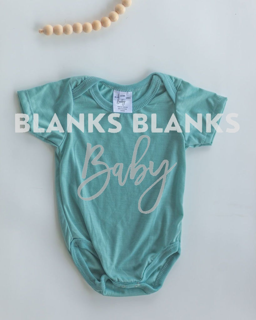 Baby Onesie Digital Download - Mockup Teal