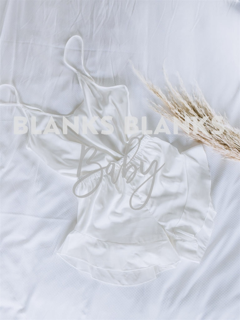 Cami Set With Ruffle - Digital Mockup Image 17 Robes