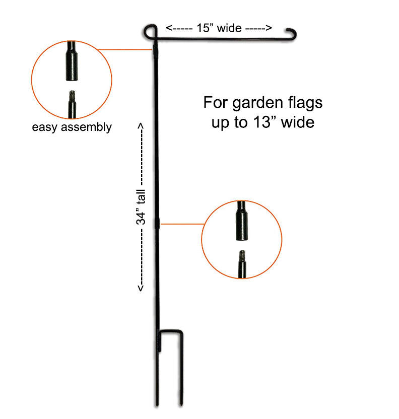 Garden Flag & Stand for Sublimation or Vinyl