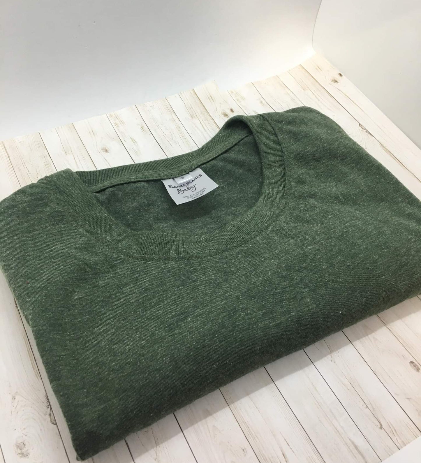 O-Neck Tees Heathered Colours 80/20 Polyester Cotton Blend - Clearance