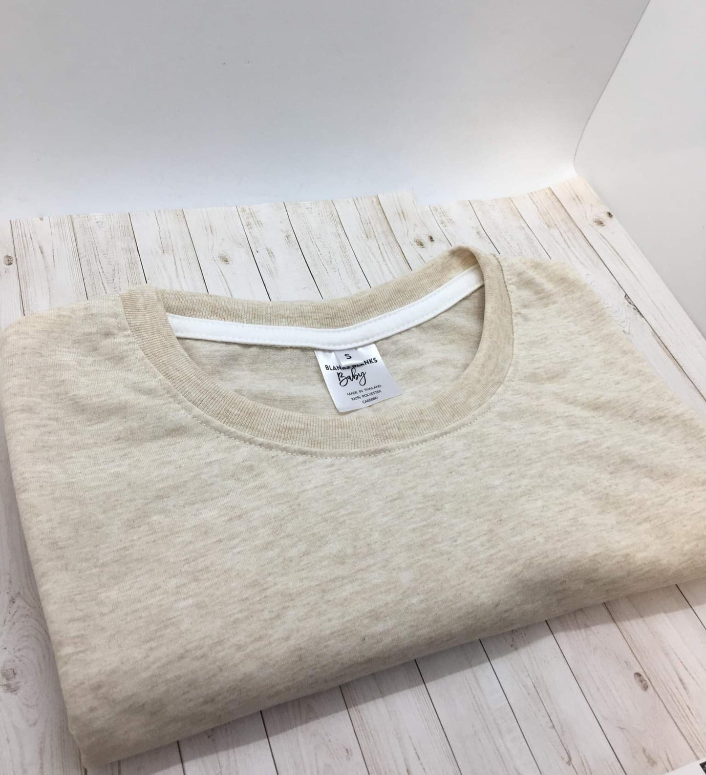 O-Neck Tees Heathered Colours 80/20 Polyester Cotton Blend - Clearance