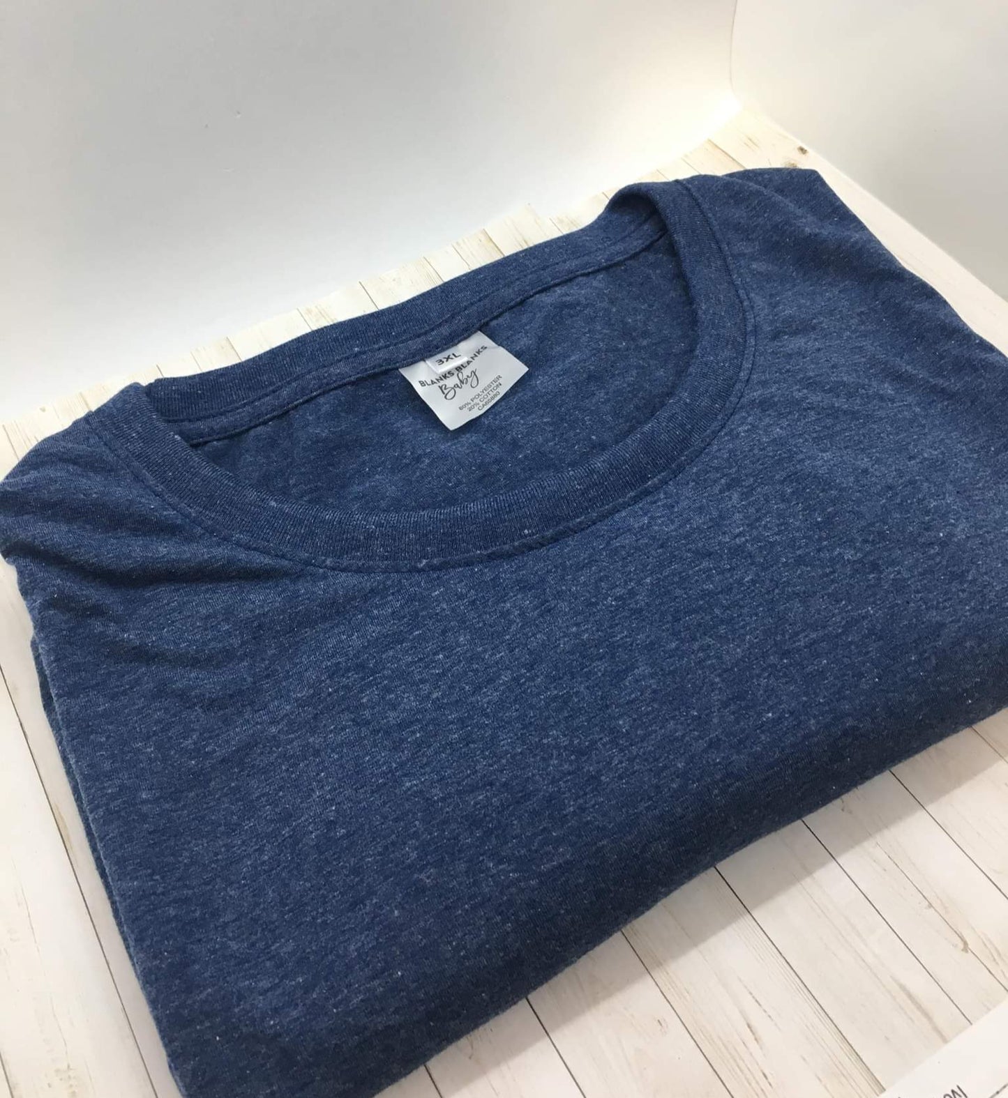 O-Neck Tees Heathered Colours 80/20 Polyester Cotton Blend - Clearance
