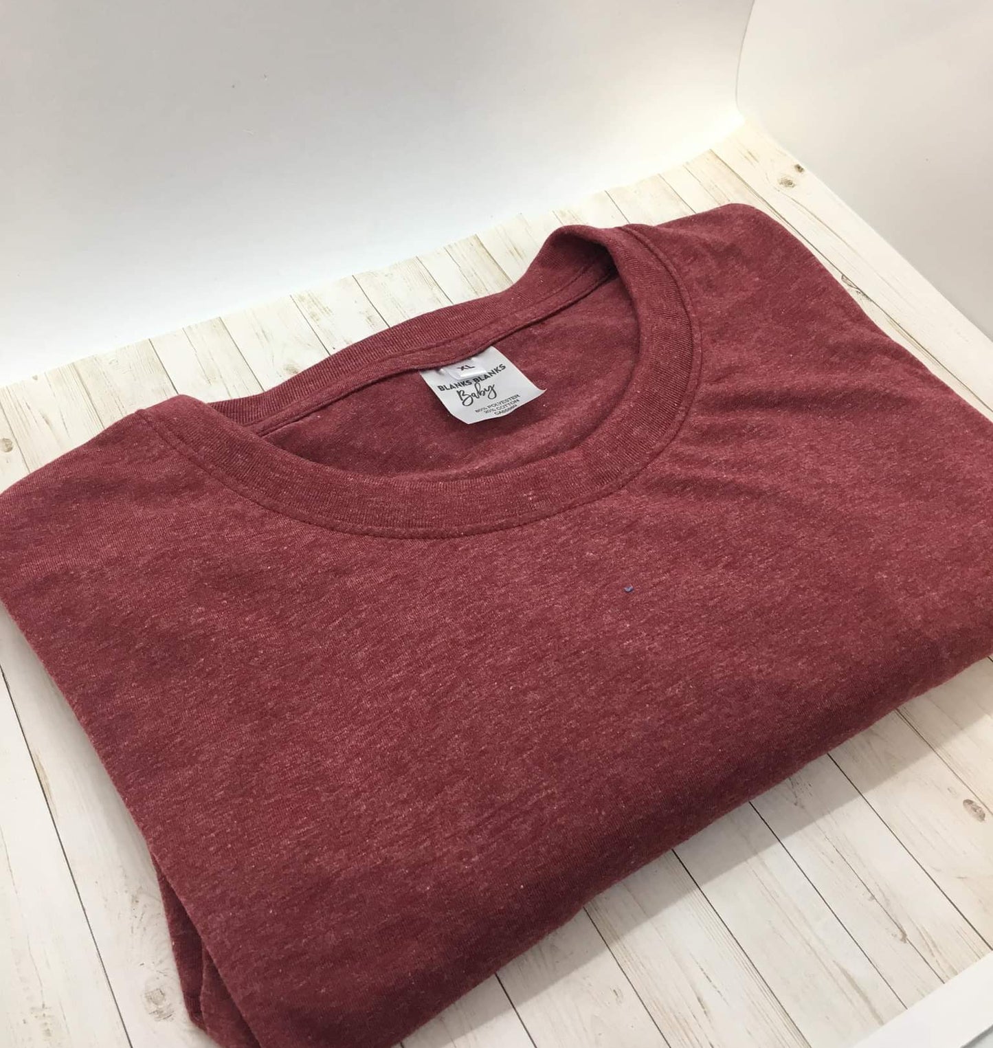 O-Neck Tees Heathered Colours 80/20 Polyester Cotton Blend - Clearance