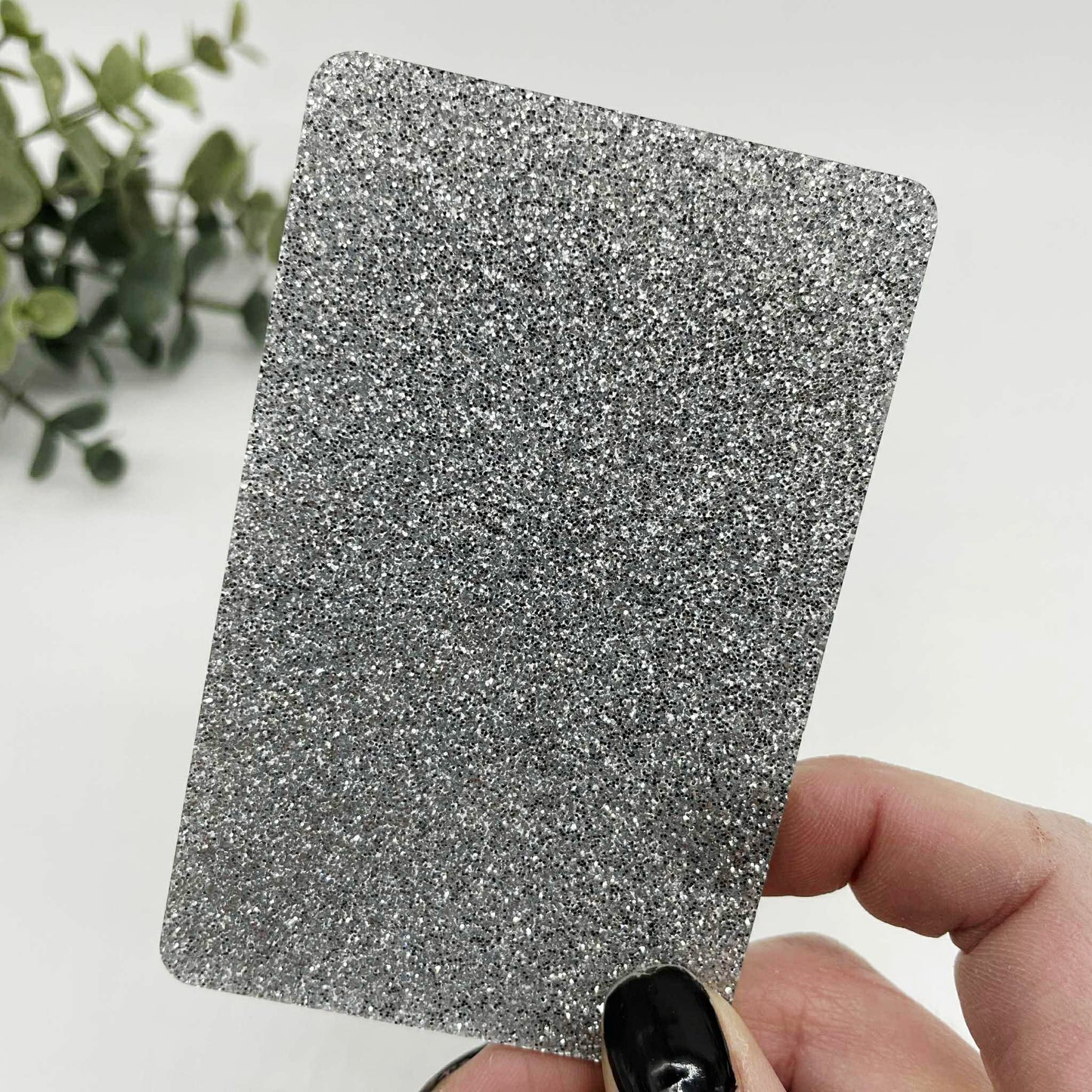Silver - Glitter Cast Acrylic Sheets 1121