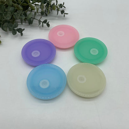 Plastic lid for 16oz Glass Cans