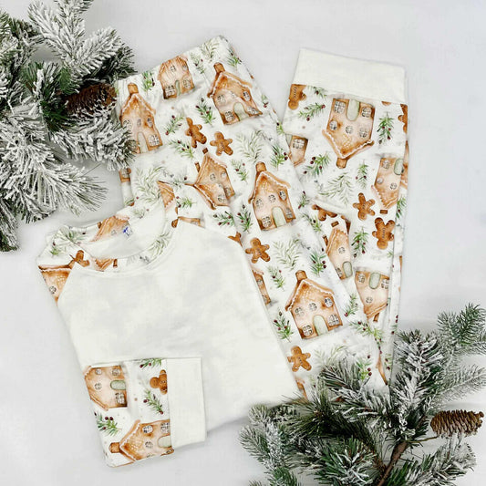 Gingerbread Christmas Family PJ Sets