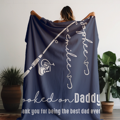 Fishing Custom Name Blankets - PRE-ORDER