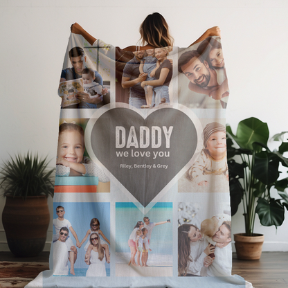 Daddy I Love You Blankets - PRE-ORDER