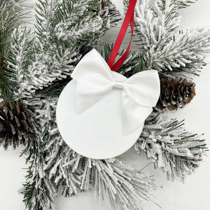 4" Round Aluminum Ornament for Sublimation