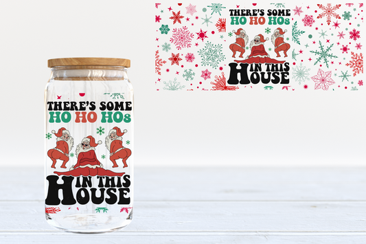 Ho Ho Ho's UV DTF 16oz Cup Wrap #270 - IN STOCK