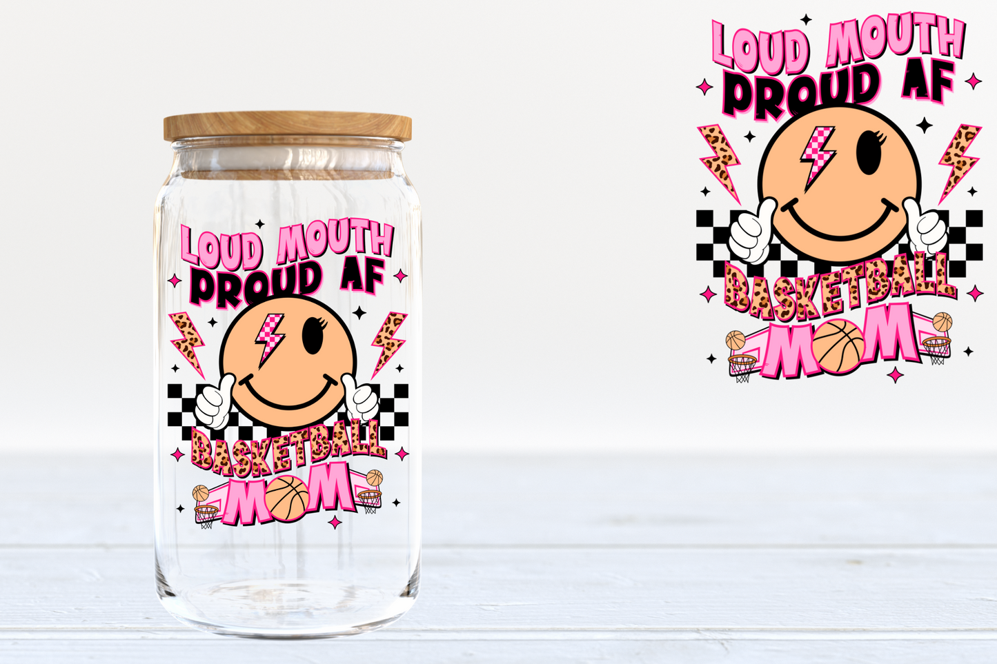 Loud Mouth Basketball Mom - A42 UV DTF