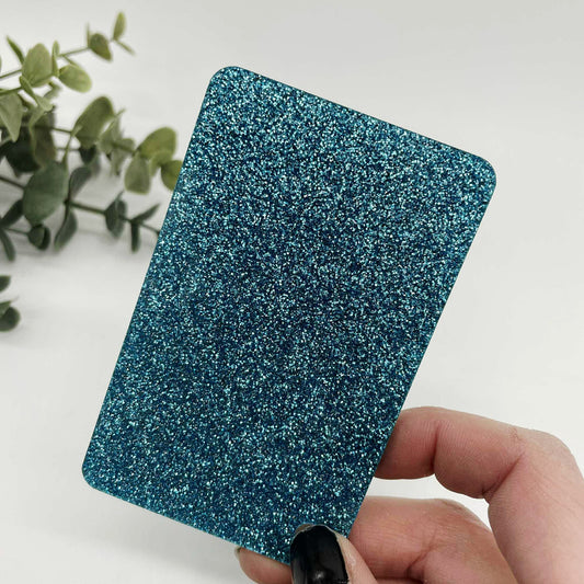 Blue - Glitter Cast Acrylic Sheets 1110