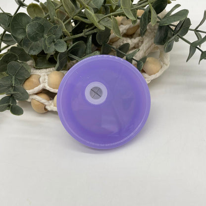 Plastic lid for 16oz Glass Cans