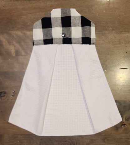 Tea Towels - In Stock White/black Plaid