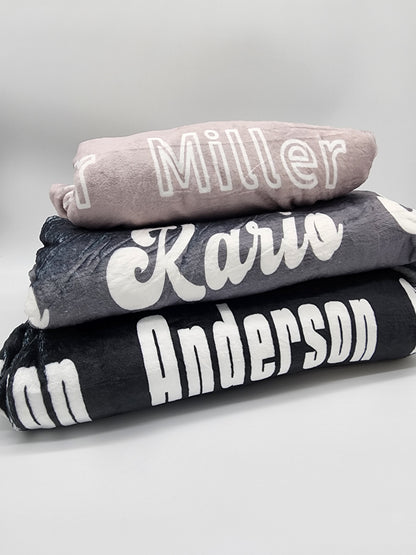 Customized Name Blankets - PRE-ORDER