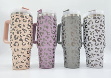 Load image into Gallery viewer, Leopard 40oz Tumbler with Handle - IN STOCK
