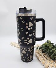 Load image into Gallery viewer, PAW 40oz Tumbler with Handle - PRE-ORDER
