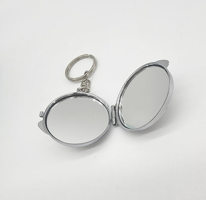 Compact Mirror Keychain for Sublimation