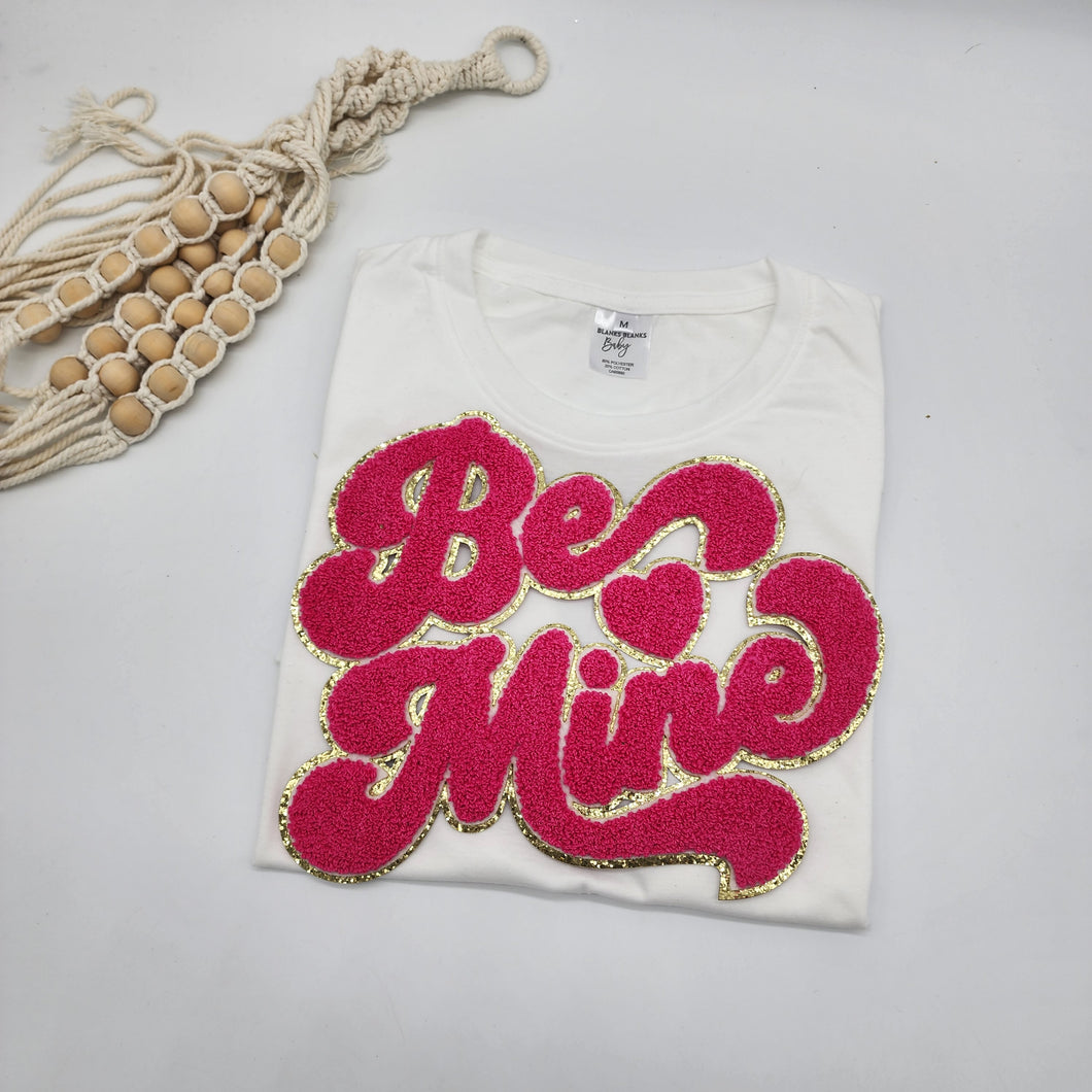Be Mine Chenille Patch