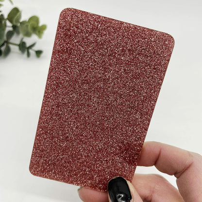 Rose Gold - Glitter Cast Acrylic Sheets 1114