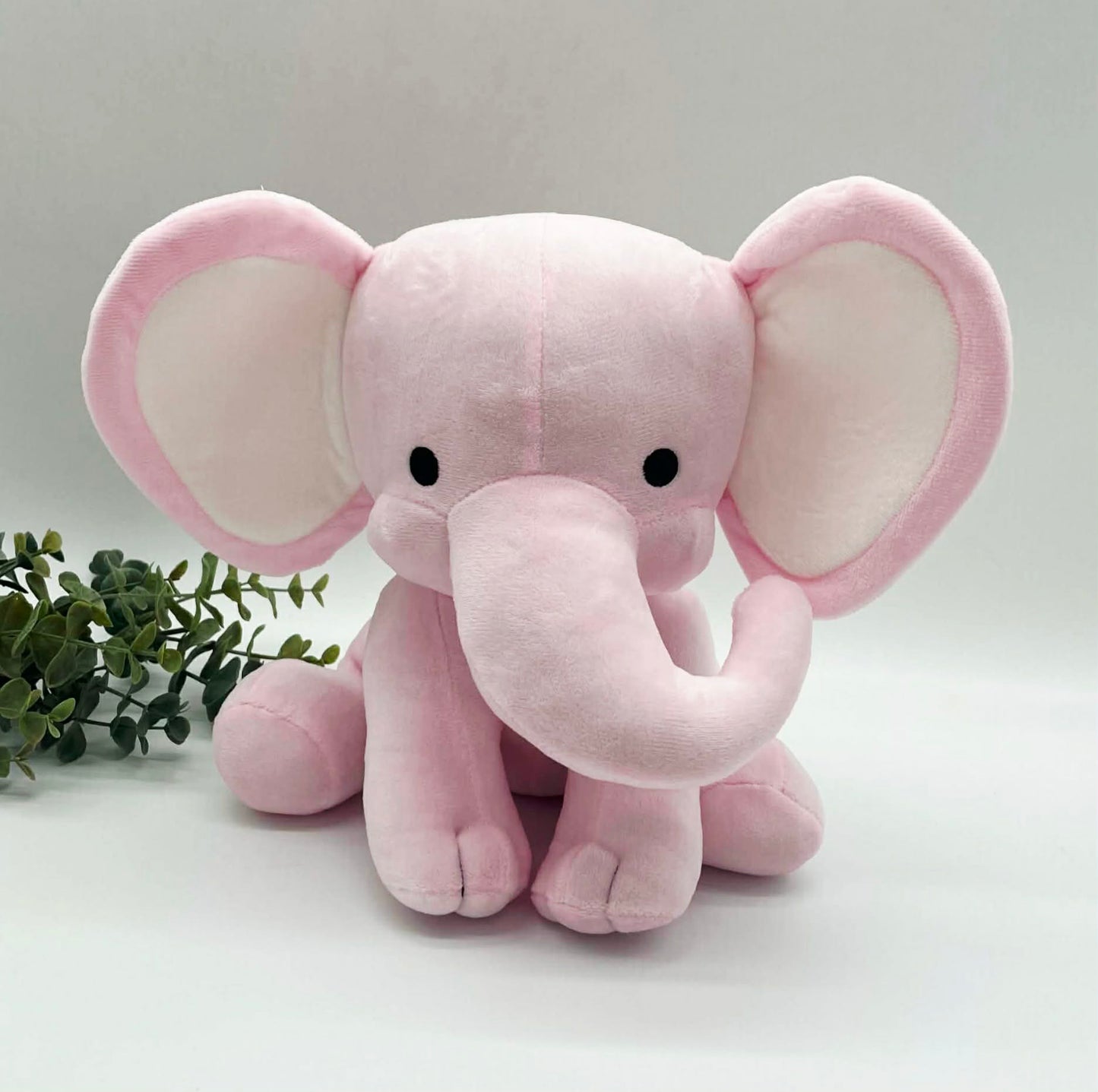 Plush Elephant - Birth Stat Elephant