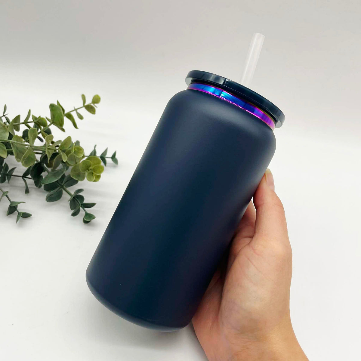 Rainbow Plated Stainless Steel 16oz Cans