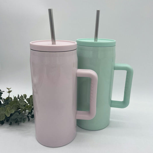 Daily Sipper 40oz Sublimation Straw Tumbler