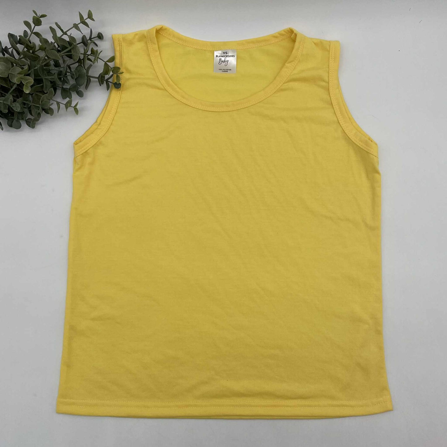 100% Polyester Youth Muscle Tanks - IN STOCK