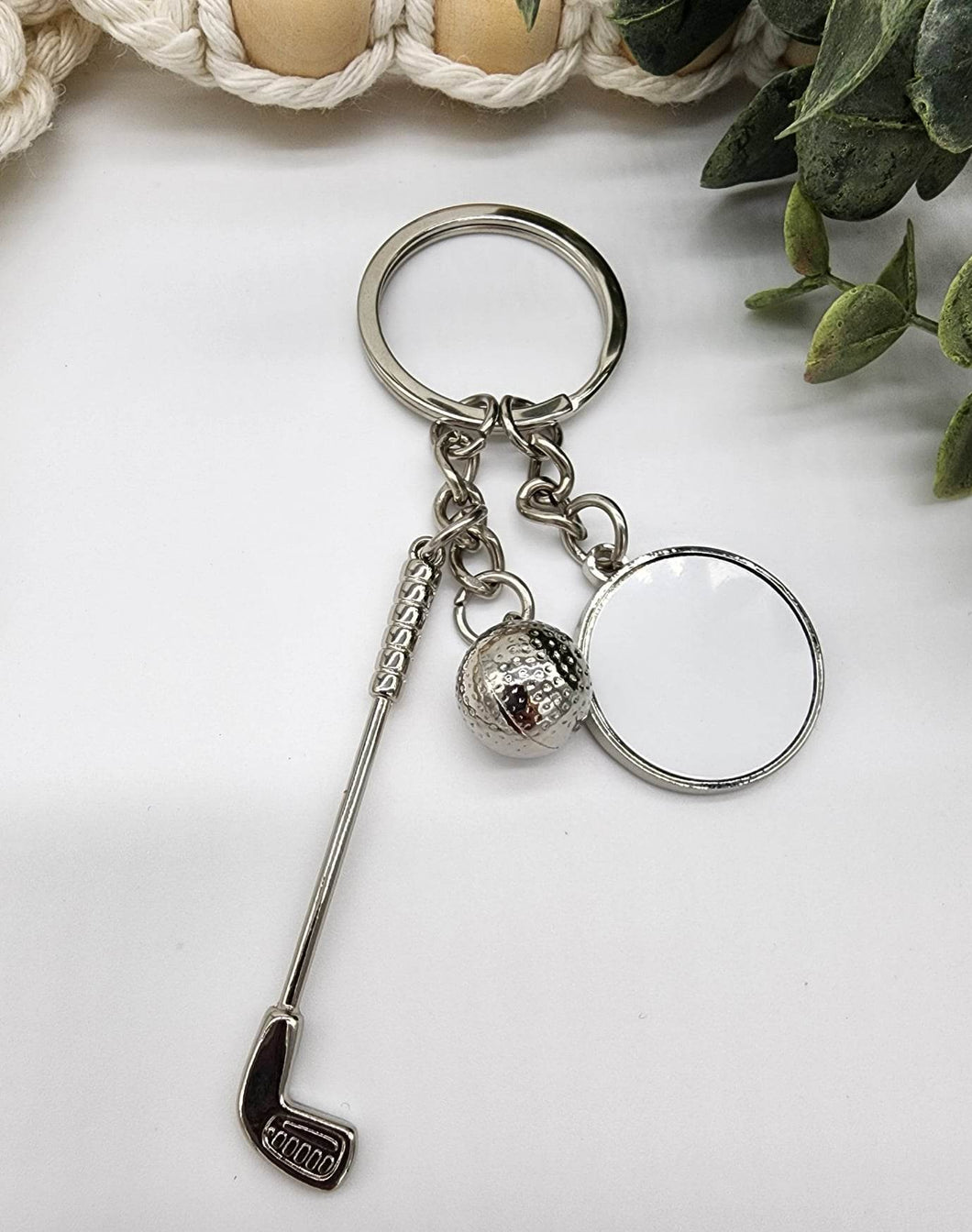 Golf Keychain for Sublimation - In stock