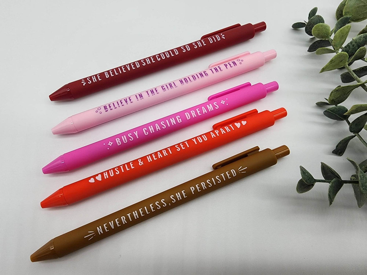 Positive Affirmation Pens - Pack of 5 - IN STOCK