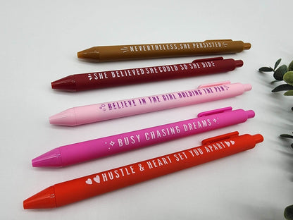 Positive Affirmation Pens - Pack of 5 - IN STOCK