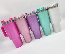 Load image into Gallery viewer, Shimmer Sublimation 40oz Tumblers -  IN STOCK
