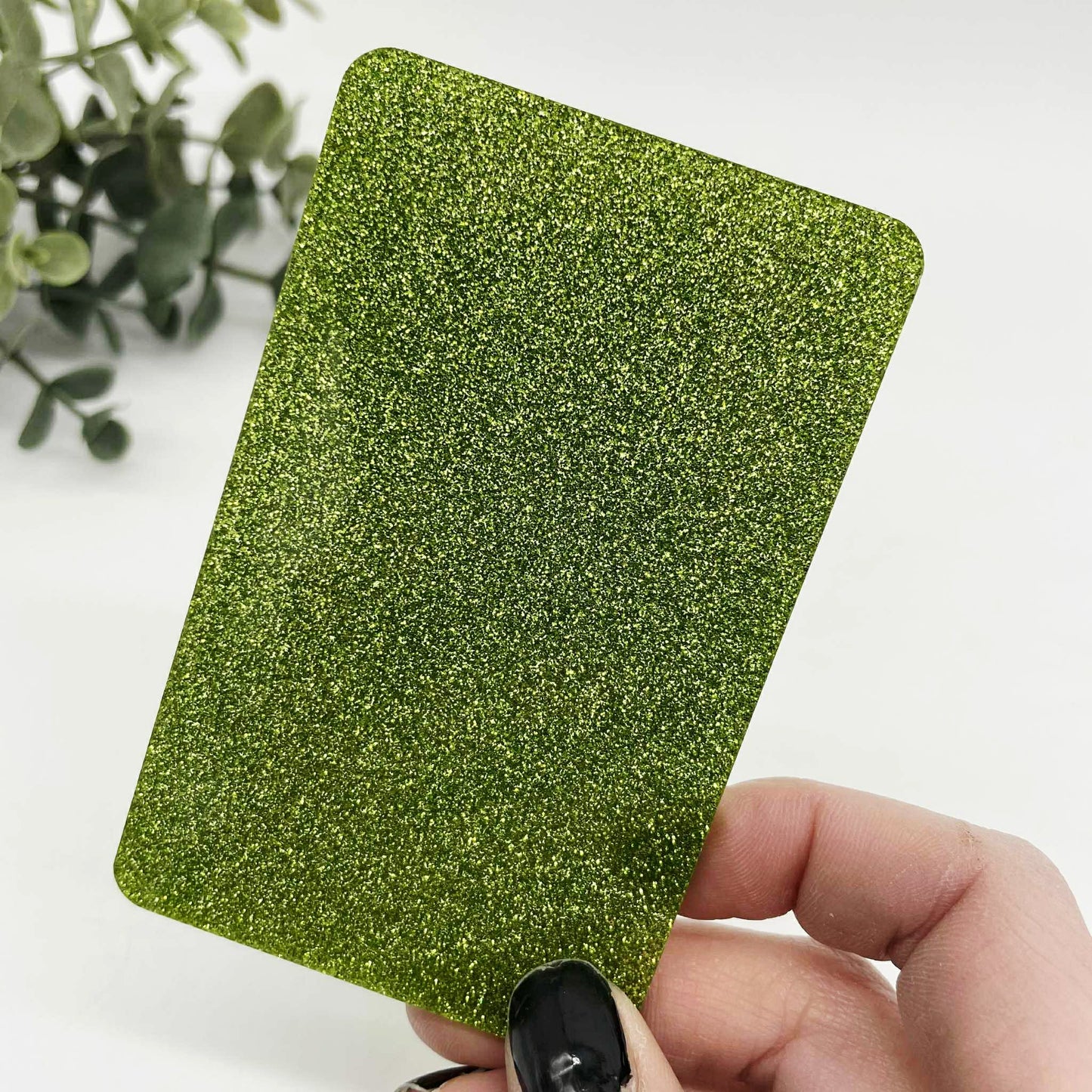 Lime Green - Glitter Cast Acrylic Sheets 1118