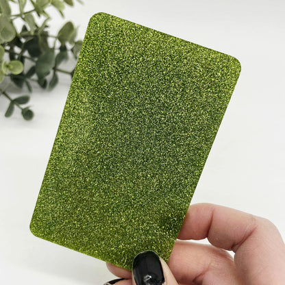 Lime Green - Glitter Cast Acrylic Sheets 1118