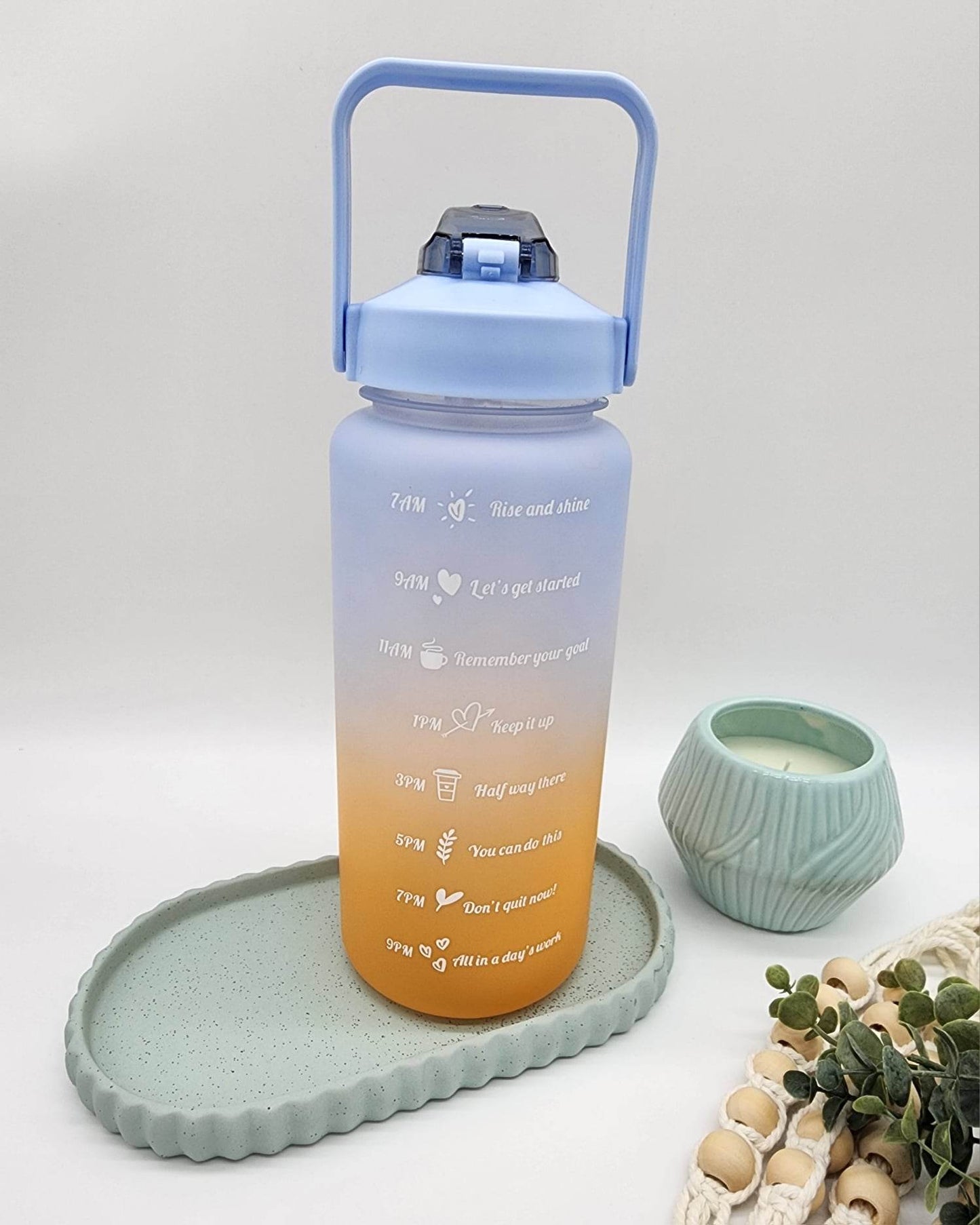 2L Motivational Water Bottle - IN STOCK