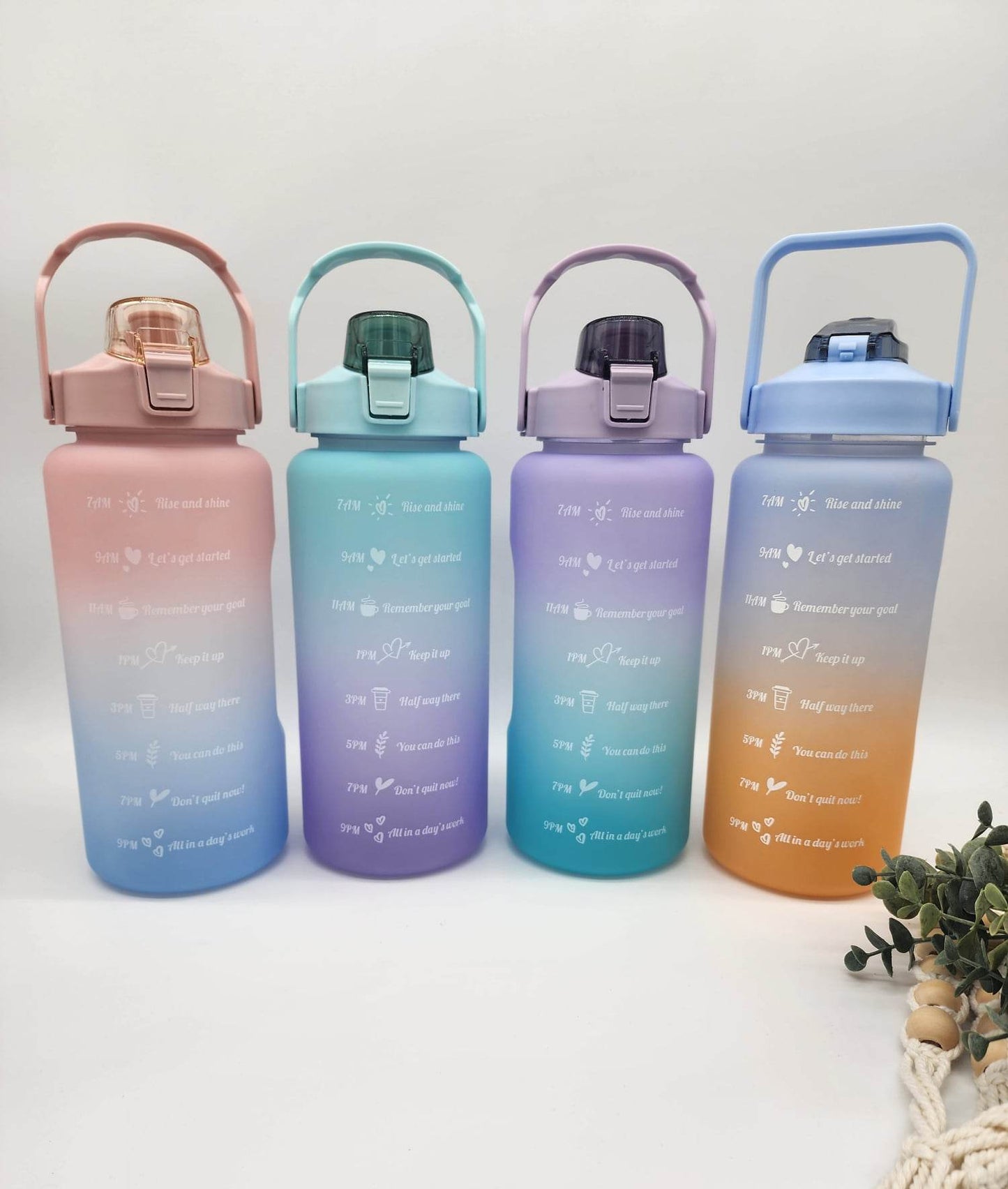 2L Motivational Water Bottle - IN STOCK