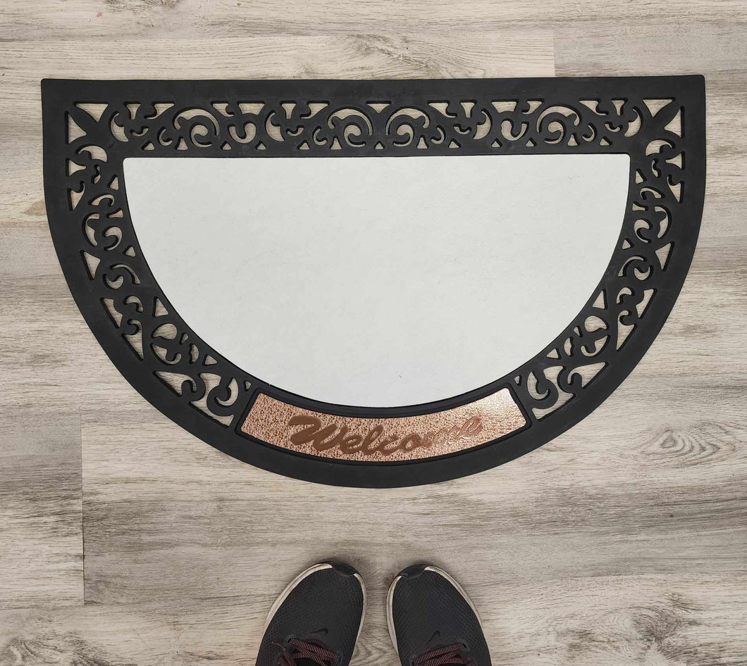 Half Circle Door Mat for Sublimation