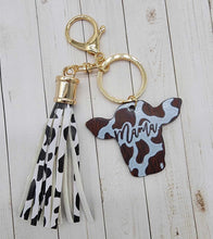 Load image into Gallery viewer, Mama Cow Keychain
