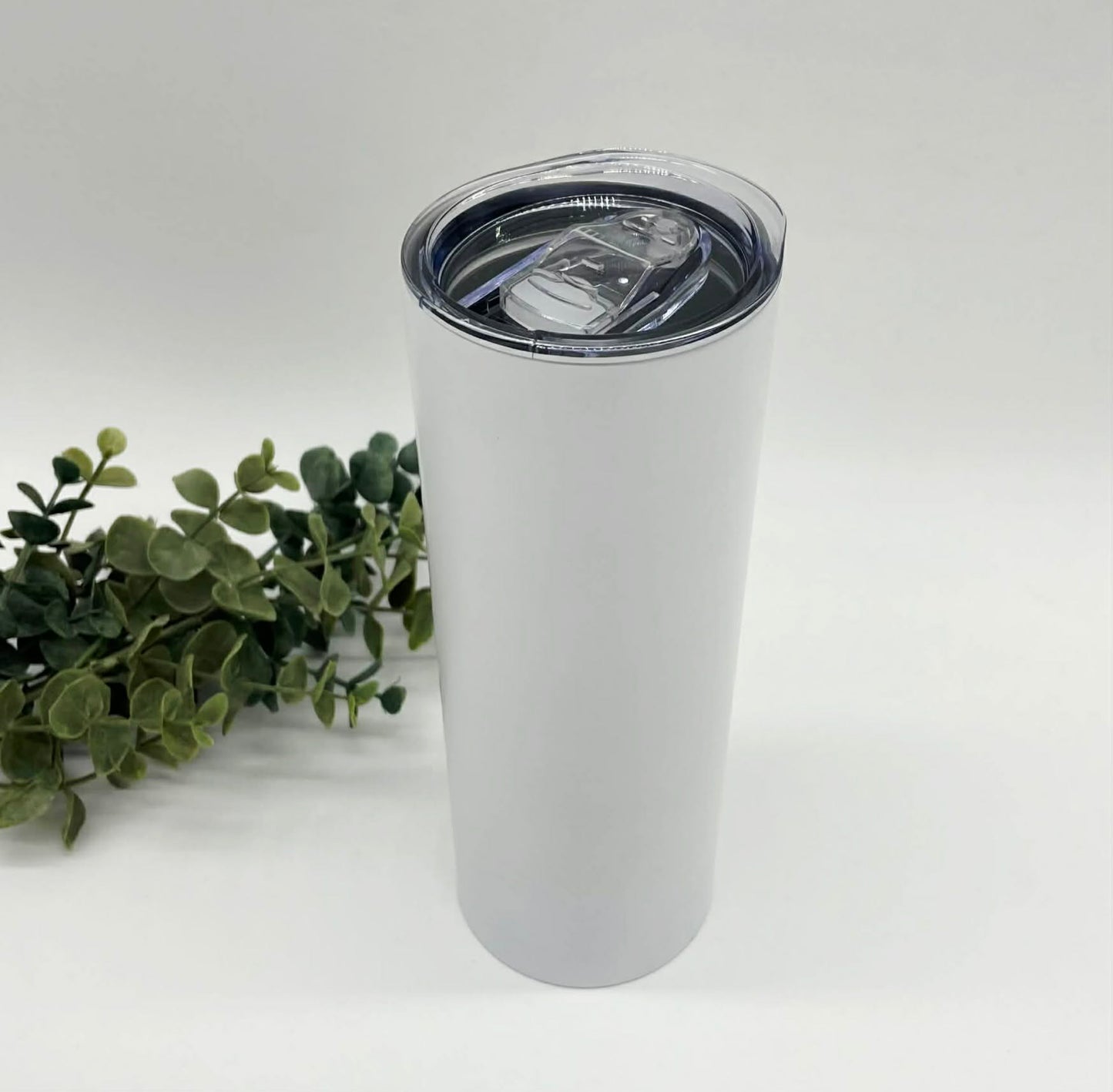Matte Finish DELUXE Flat Edge 20oz Skinny Straight Sublimation Tumbler